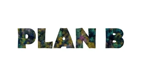PLAN B Stock Illustration