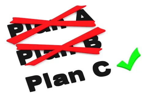Plan c Stock Illustration