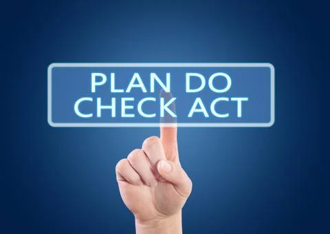 Plan Check Do Act Stock Illustration
