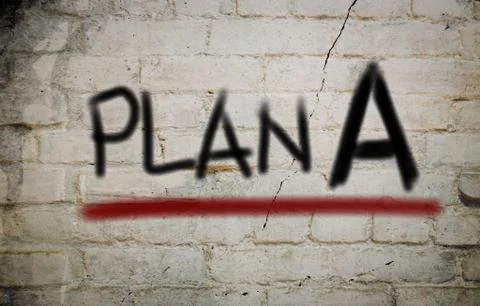 Plan a concept Stock-Illustration