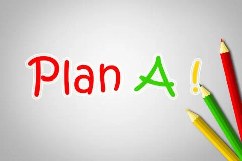 Plan a concept Stock Illustration