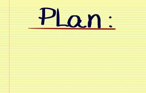 Plan Concept Stock Illustration