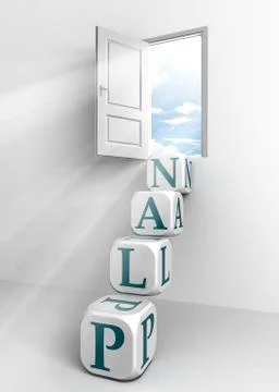 Plan conceptual door Stock Illustration