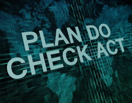 Plan do check act Stock Illustration