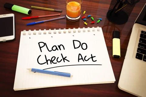 Plan Do Check Act Stock Illustration