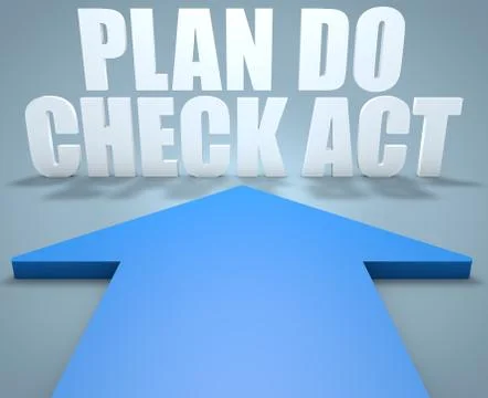 Plan Do Check Act Stock Illustration