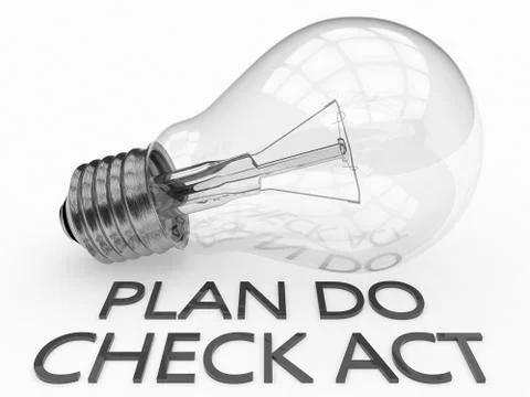 Plan Do Check Act Stock Illustration