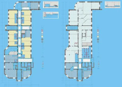  Plan Drawing Public Building The plan drawing colorful design of a public... Stock Photos