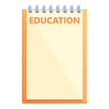 Plan education icon cartoon vector. Work schedule Stock Illustration