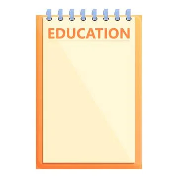 Plan education icon cartoon . Work schedule Stock Illustration