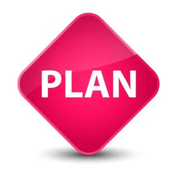 Plan elegant pink diamond button Stock-Illustration