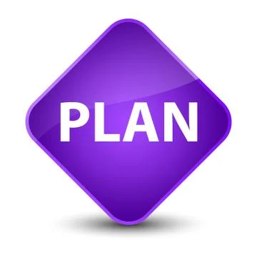 Plan elegant purple diamond button Stock Illustration