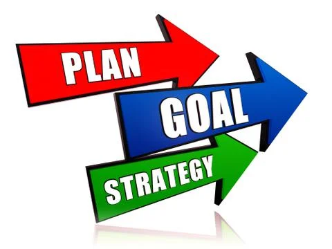 Plan, goal, strategy Stock Illustration