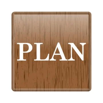 Plan icon Stock Illustration