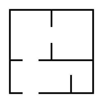 Plan icon vector blueprint sign for graphic design, logo, website, social m.. Stock-Illustration