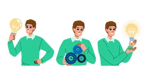 Plan implementation vector 스톡 일러스트