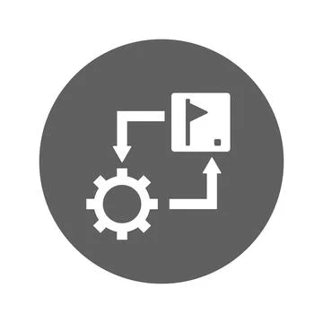 Plan, method icon. Stock Illustration