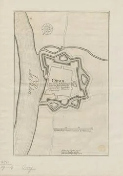 A plan of Orsoy. Maps K.Top.92.19.4. Place of publication: Paris Publisher... Foto stock