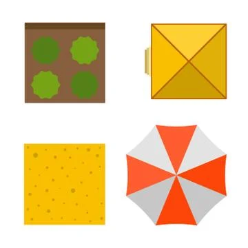 Plan of private house vector illustration イラスト素材