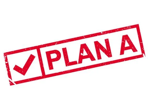 Plan a stamp Stock Illustration