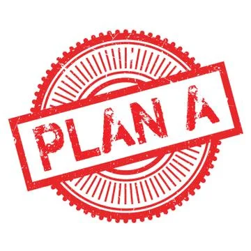 Plan a stamp Stock Illustration