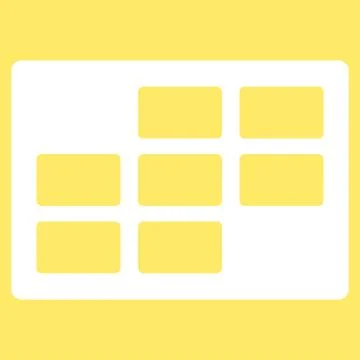 Plan Table Icon Illustrazione stock