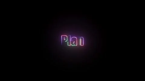 Plan Text Animation Stock Footage 324811145