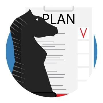 Plan vector icon Stock Illustration