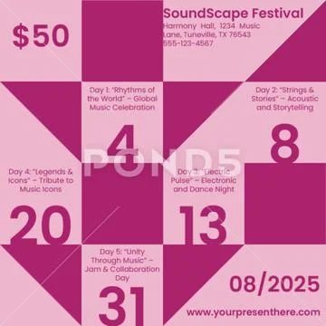 Plan Your Event Instagram Post Template PSD Template