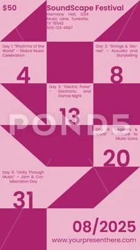 Plan Your Event Instagram Story Template PSD Template