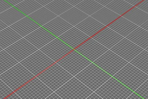 Plane with 80s style retro computer game wireframe mesh or science inspired b イラスト素材