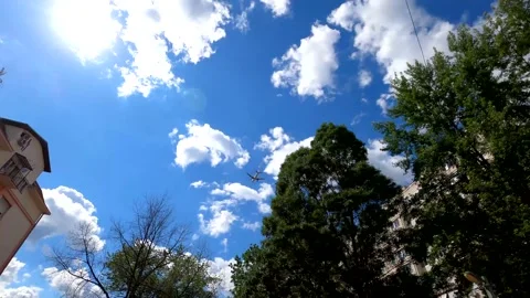 Plane across town Stock Footage 155718787