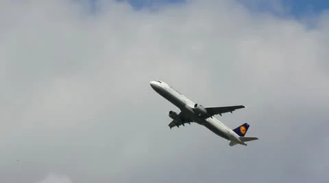 Plane after takeoff Stock Footage 11292653