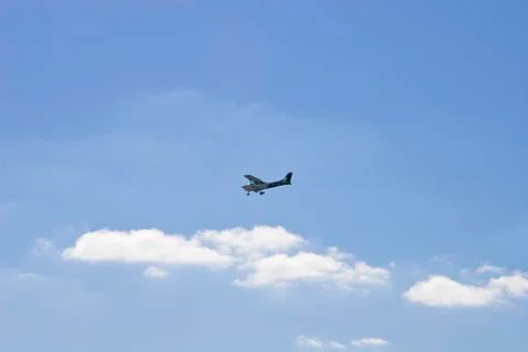 Plane in the air Stock Photos