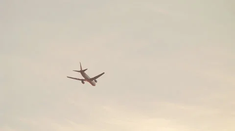 Plane and train Stock Footage 29163000
