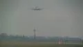 Plane approach on cloudy day HD Footage