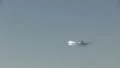 Plane approach, defocus HD Footage