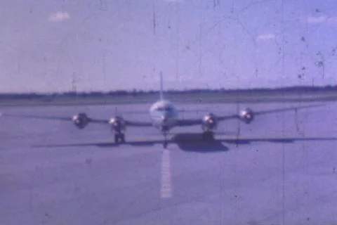 PLANE ARRIVAL Stock Footage 308606