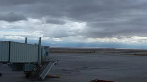 Plane Arrives at Terminal 動画素材 8963891