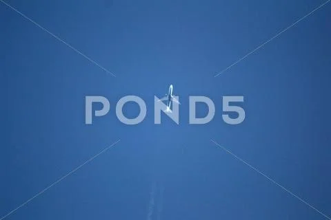 Plane from Below Stock Photos