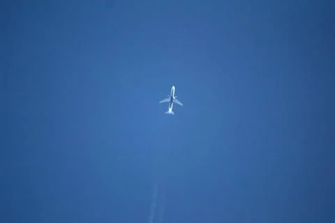 Plane from Below Foto stock