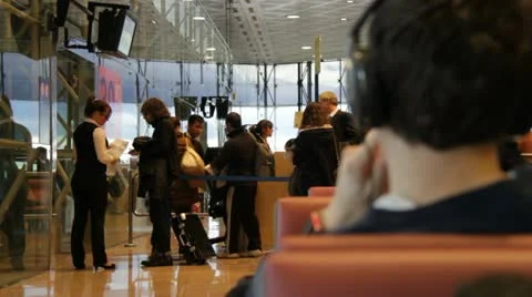 Plane boarding Video stock 20523595