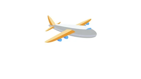 A plane carrying a box soars against a solid black background, emphasizing .. Stock Footage 332321833