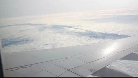 Plane with clouds Stock Footage 7908214