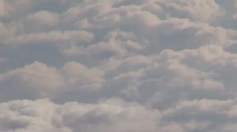 Plane clouds Stock Footage 42734711