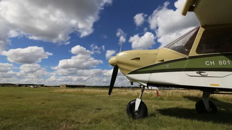 Plane Clouds Time-Lapse  Video stock 53093097