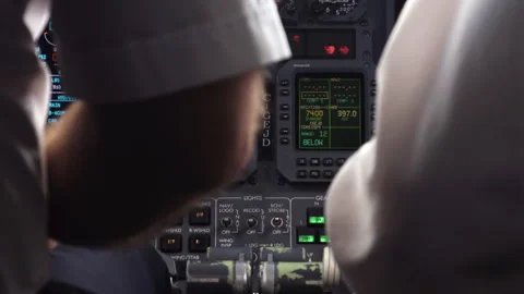 Plane Cockpit Dashboard | Stock Video | Pond5