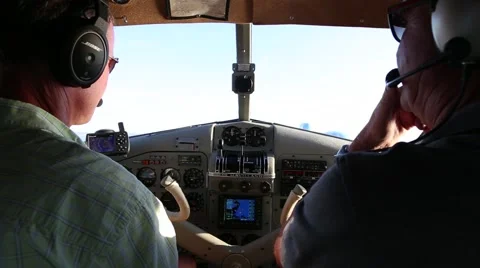 Plane Cockpit Video stock 42208553