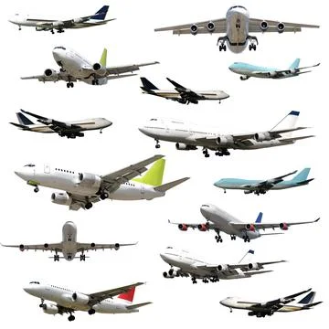 Plane collection. High resolution Stock Photos