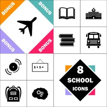 Plane computer symbol Illustrazione stock